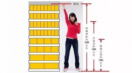 陈列高度效果图