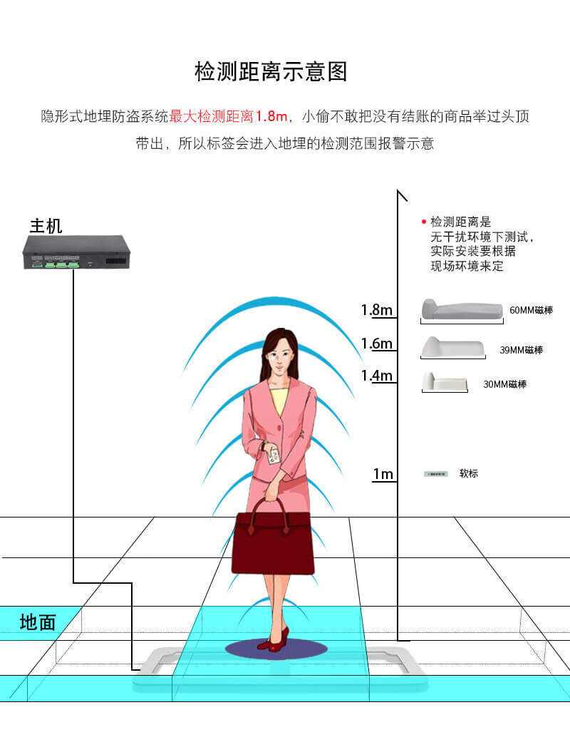 隐蔽式地埋防盗系统图